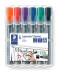 Staedtler Lumocolor / Popisovač na flipchart / sada 6 ks / šíře stopy 2-5 mm / 6 barev (356 B WP6)