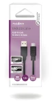 Nedis USB 2.0 kabel černá / Kabel / USB-A - Micro-B / 480 Mbps / 1 m (CCGB60500BK10)