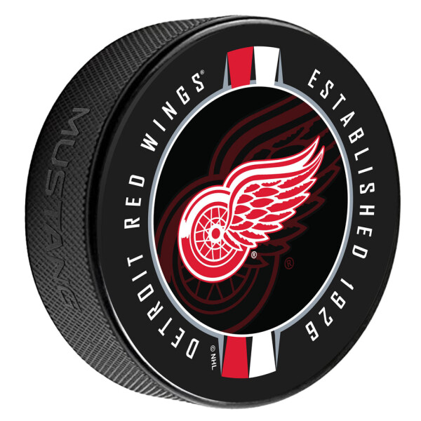 Mustang Puk Detroit Red Wings NHL Ribbon Printed