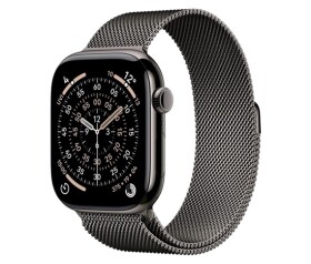 Apple Watch Series 11 GPS + Cellular 46mm Slate Titanium Case with Slate Milanese Loop - S/M EDF_1218890