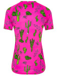 MTB dres CYCOLOGY Totally Cactus Pink, dámský, krátký rukáv