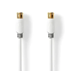 Nedis anténní kabel Quick-F(M) - Quick-F(M) pozlacený bílá / Kabel / 75 Ohm / 90 dB / dvojité stínění / 10 m (CSBW41300WT100)