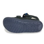 Chlapecké sandály Barefoot PADY DENIM, Protetika, tmavě modrá - 22