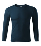 Progress LS triko unisex námořní modrá M