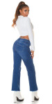 Sexy použitý vzhled Highwaist Jeans denimblue