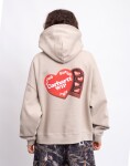 Carhartt WIP W' Hooded Hartt Case Sweat Fleur de Sel L