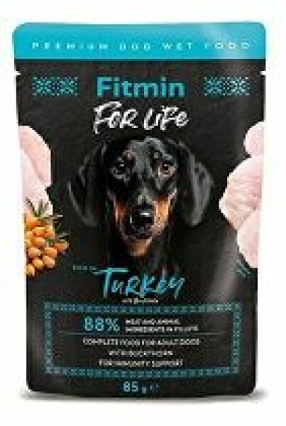 Fitmin For Life dog Krůtí s rakytníkem kapsa 85g