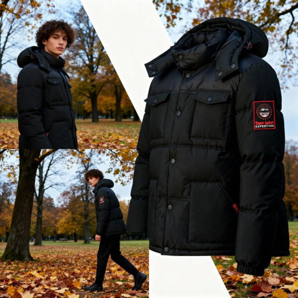 Pánská bunda WY3882H/GN Černá - Geographical Norway černá L