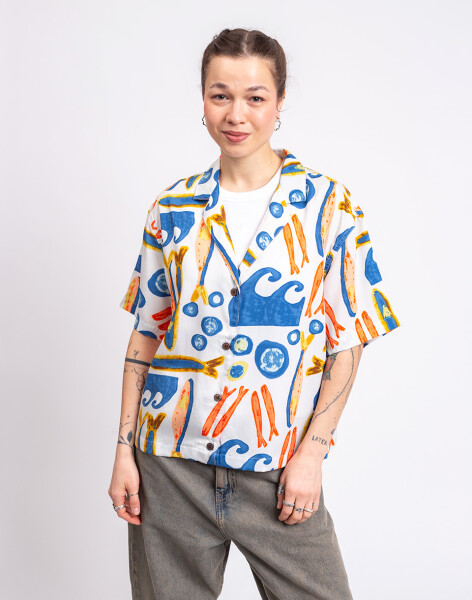 Patagonia W's Tidal Threads Shirt Sardines: Natural S