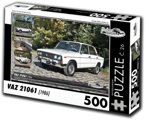 RETRO-AUTA Puzzle č. 26 VAZ 21061 (1986)