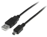 StarTech USB-A - Mini USB-B černá / Kabel / 1 m / USB 2.0 / 480 Mbps (USB2HABM1M)