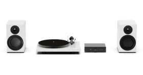 Pro-Ject Colourful Audio System E Satin White / All-in-one Hi-Fi systém s gramofonem (9pcaseswh)