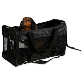 TRIXIE Přepravní taška 30x30x54 cm černá / Nylon / Nosnost 10 kg (G14-28851)