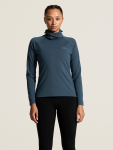 Běžecká mikina CRAFT Gain Thermal Funnelneck - modrá Velikost textilu: XL