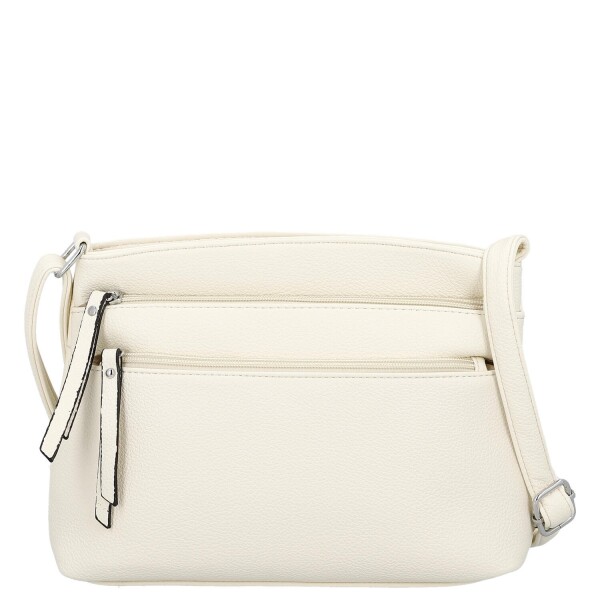 Stylová dámská koženková crossbody kabelka Lumi, béžová