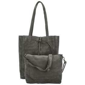 Trendy dámský koženkový set kabelek Oktavie, šedý