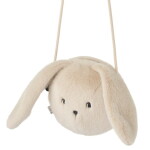 LIEWOOD Dětská kabelka Dianne Rabbit Mist, krémová barva, textil