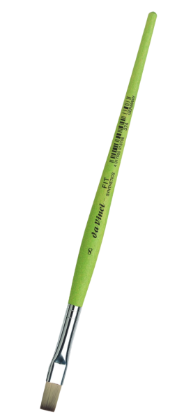 Štětec DaVinci zelený plochý 374 - 8