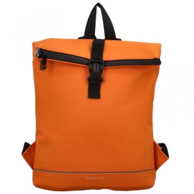 Trendy dámský pogumovaný batoh Andree, oranžová