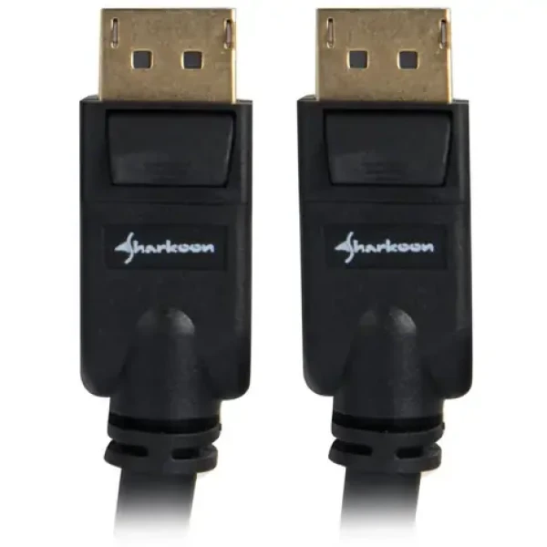 Sharkoon DisplayPort 1.3 4K černá / Kabel / DisplayPort - DisplayPort / 4K / 5 m (4044951021444)