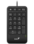 GENIUS NumPad 125 černá / Drátová numerická klávesnice / USB-C / slim design (31300019401)