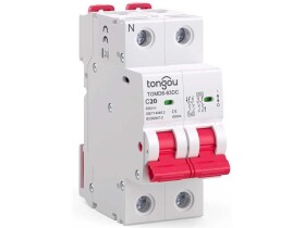 DC jistič 32A/C dvoupólový TONGOU TOMD6-63