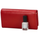 Módní dámská kožená peněženka Patrizia Albenia, červená