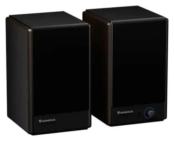 Genesis Arsen 402BT hnědá / Reproduktory / 2.0 / Bluetooth 5.3 / 60 W / Jack 3.5 mm (NGS-2416)