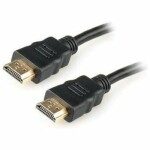 Kabel HDMI-HDMI 1,8m, 1.4, M/M stíněný, zlacené kontakty, černý (KAB051I41)