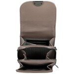 Stylová dámská koženková crossbody kapsa Gabrisa, khaki