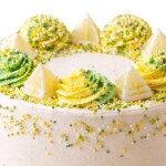 Cukrový máček SweetArt žlutý a zelený (40 g)