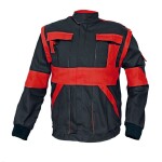Montérková bunda MAX DOPRODEJ!!! 260g/m2 černo-červená 64 černo-červená