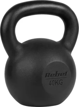 REBEL ACTIVE Kettlebell litinový / 40 kg (RBA-2323-40)