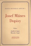 Josef Mánes. Dopisy Jindřich Anger, Anger,