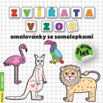 Zvířata v ZOO omalovánky se samolepkami - Radka Kneblová