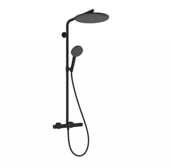 HANSGROHE - Raindance Alive S Puro Sprchový set s termostatem, 21x34 cm, 3 proudy, matná černá 24592670