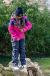 Bunda softshellová dívčí s kapucí, Pidilidi, PD1073-01, Holka - 110 | 5let