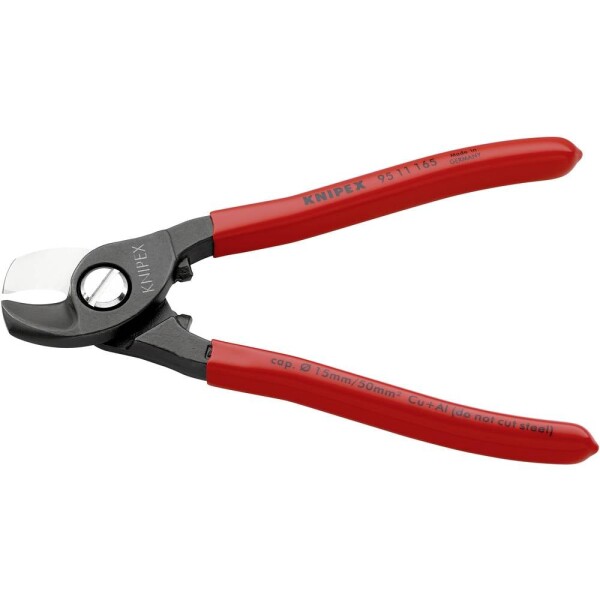 Knipex 95 11 165 95 11 165 kabelové nůžky Vhodné pro (odizolační technika) hliníkový a měděný kabel, jedno- a vícežilový 15 mm 50 mm² 0