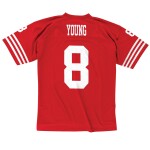 Mitchell & Ness Pánský dres San Francisco 49ers NFL Steve Young #8 Throwback - Červená Velikost: S