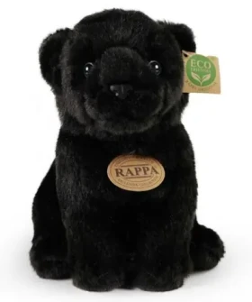 RAPPA Plyšový černý panter sedící 23 cm
