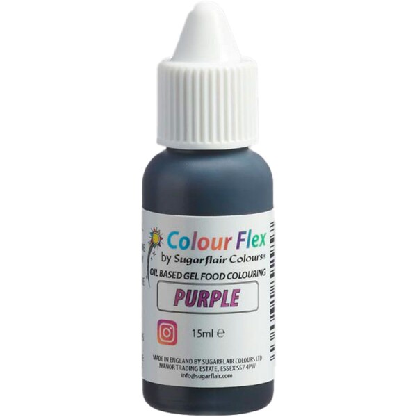 Sugarflair Colourflex univerzální tekutá barva Purple 15ml