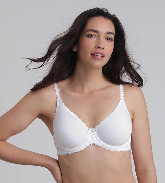 Dámská podprsenka s kosticí PLAYTEX UNDERWIRE PADDED BRA - PLAYTEX - bílá 85 C