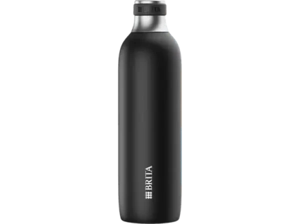 Brita sodaTRIO Stainless Steel Bootle black big