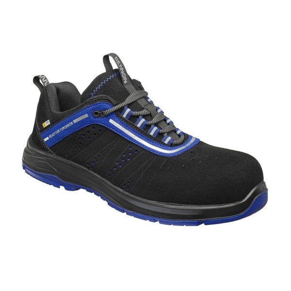 Bennon Obuv TRON S1PS ESD NM 4WIDE Blue Low polobotka ŠIROKÁ modrá 41 černo-modré