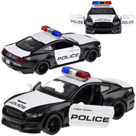 Mamido Kovové autíčko policie Ford Mustang Shelby GT350 1:32 s efekty