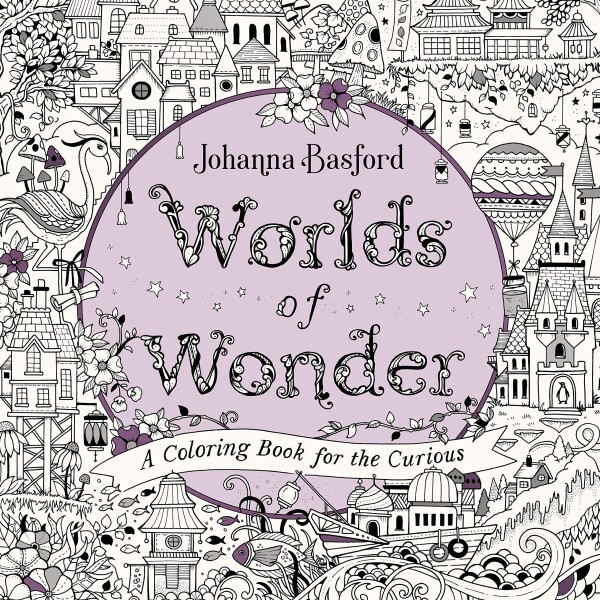 Worlds of Wonder, antistresové omalovánky, Johanna Basford