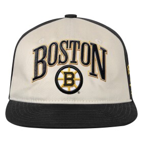 Outerstuff Dětská kšiltovka Boston Bruins NHL Flatbrim Arch Deadstock Snapback