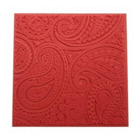 CERNIT polymerová textura - paisley 90 x 90mm