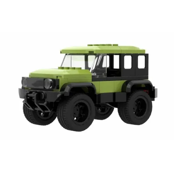 BRIXIES Plus 222.101 Off-road - terénní vozidlo zelené