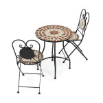 Zahradní set, kov, keramická mozaika, US1600 SET